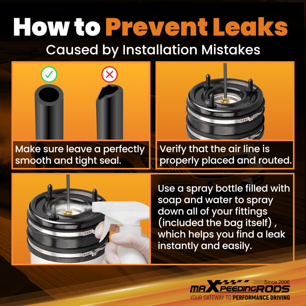 2x Rear Air Suspension Struts Shock compatible for Mercedes S Class W220 S430 2203205013