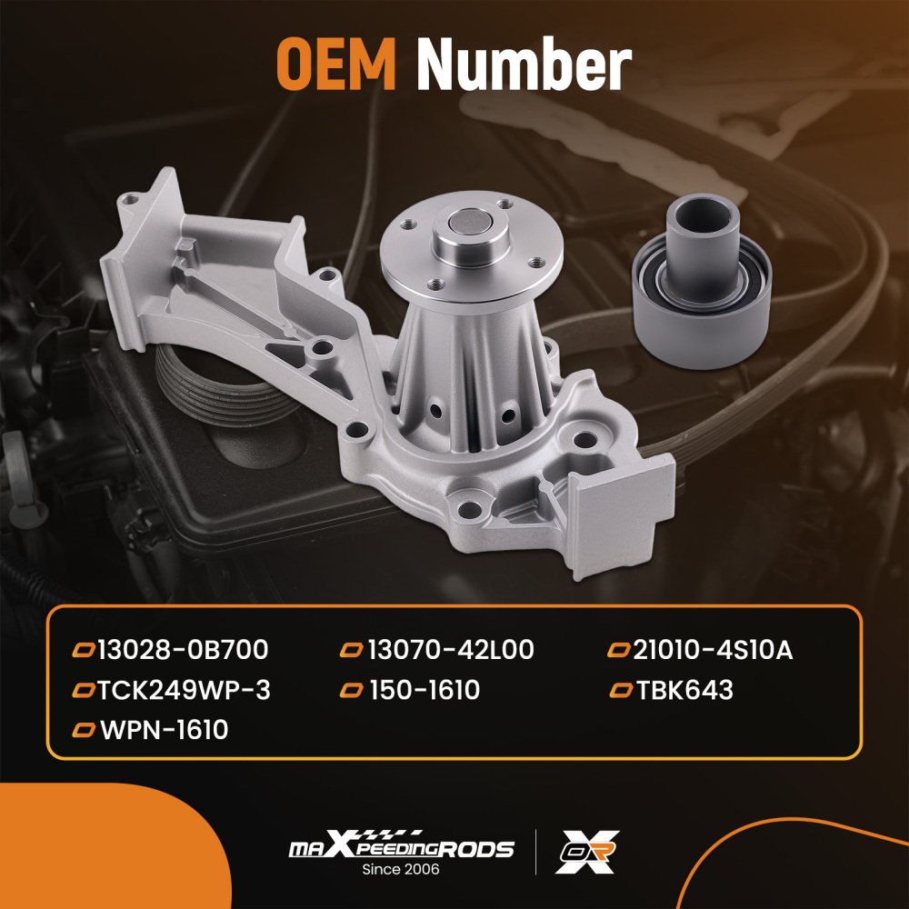 Timing Belt Kit compatible for Infiniti QX4 compatible for Nissan Frontier Pathfinder 3.3L V6 1996-2004