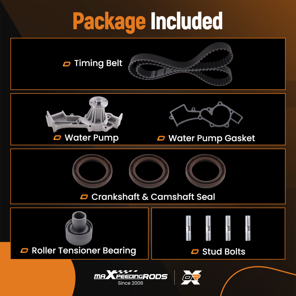 Timing Belt Kit compatible for Infiniti QX4 compatible for Nissan Frontier Pathfinder 3.3L V6 1996-2004