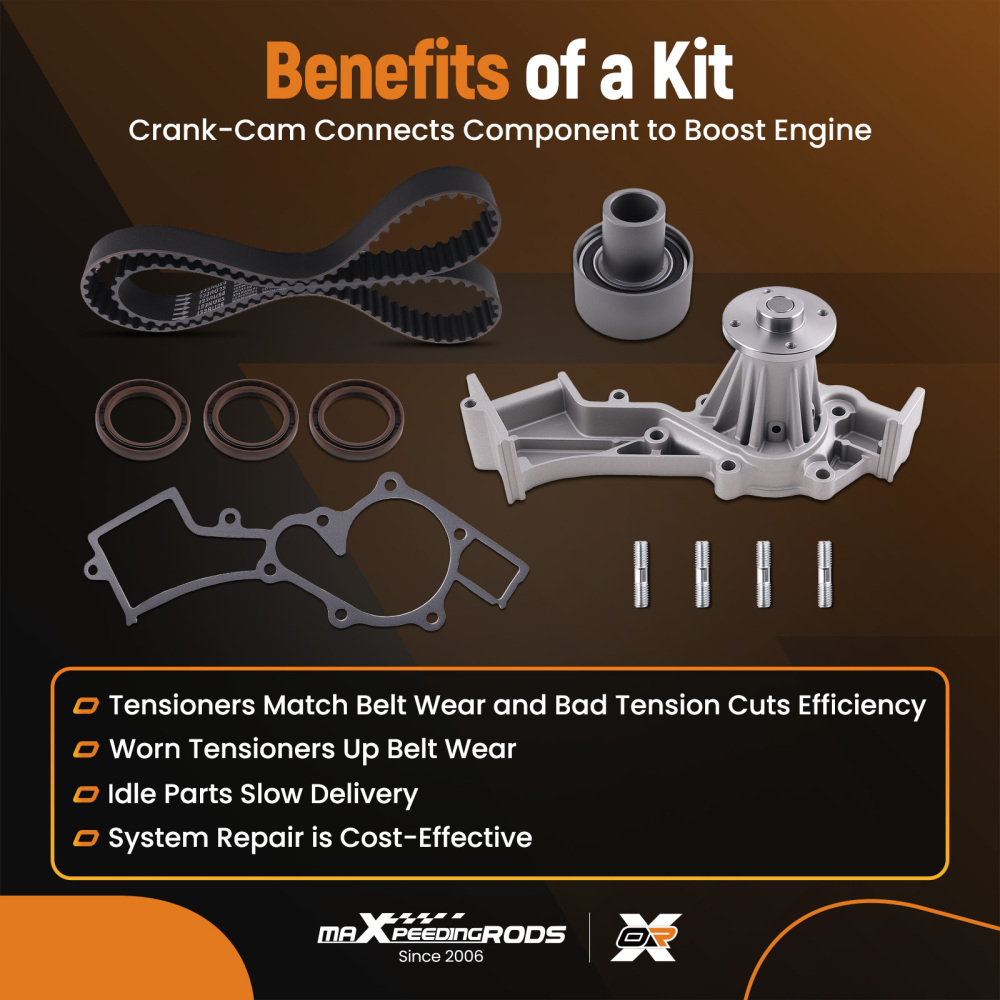 Timing Belt Kit compatible for Infiniti QX4 compatible for Nissan Frontier Pathfinder 3.3L V6 1996-2004