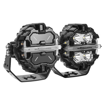 3.5inch Round 160W LED Driving Light Spot Beam DRL Amber 3000K compatible for White 6000K IP68