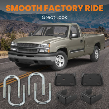 6 Lowering Drop Flip Kit compatible for Chevy Silverado Compatible for GMC Sierra C1500 1999-2006