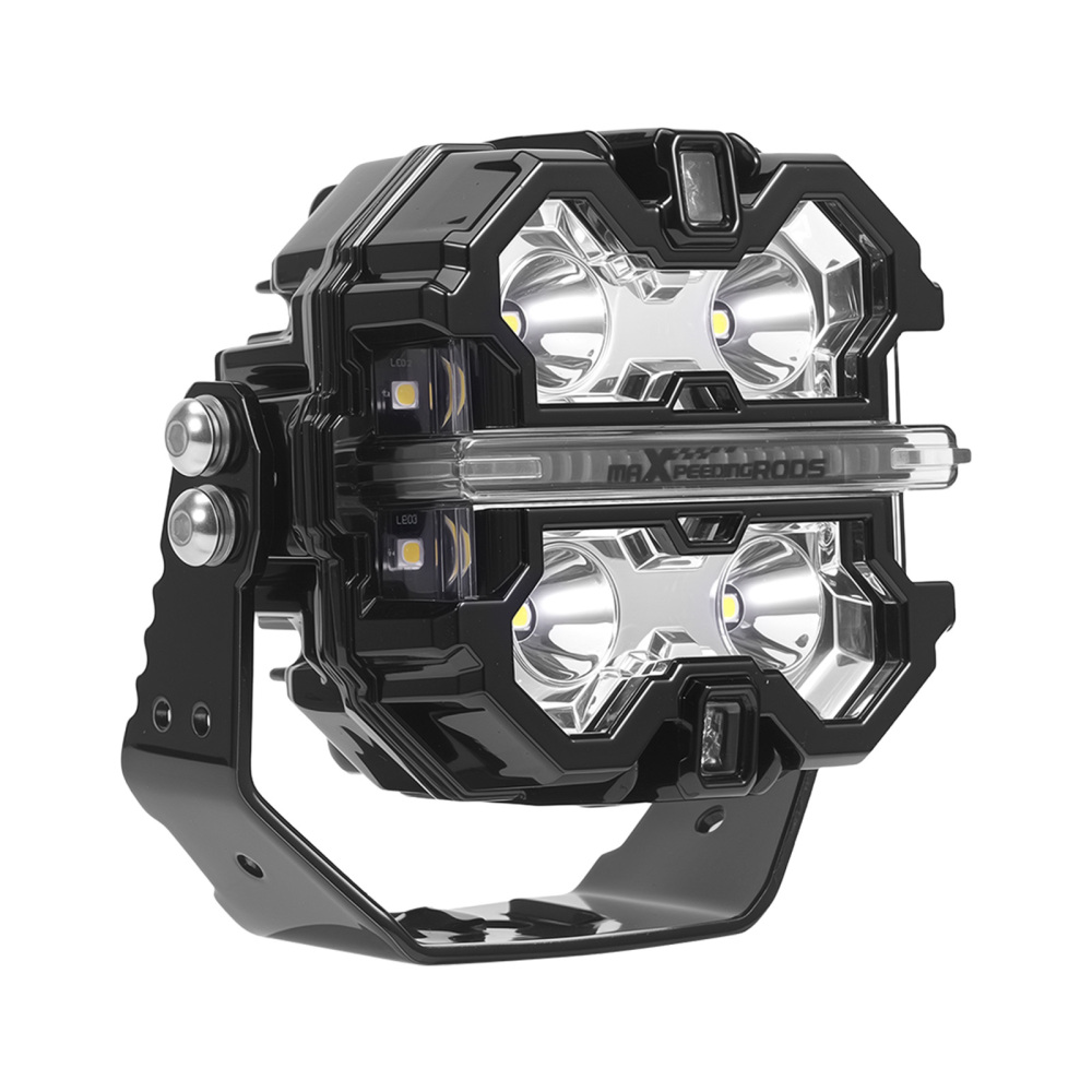 3.5inch 160W LED Driving Light Spot Beam DRL For 4X4 ATV Amber 3000K compatible for White 6000K