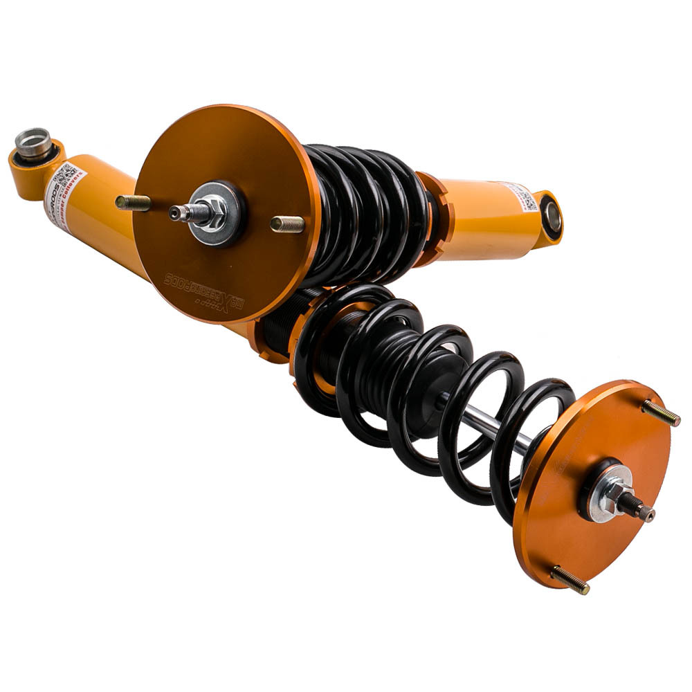 Compatible for Nissan Skylin R33 GTST RB25DET 24 Ways Adjustable Damper Force Coilover Kits Lowering Kit