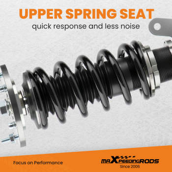 Compatible for BMW E46 3 Series 1998-2006 Height And Damper Adjustable Coilover Suspension Kit Lowering Kit