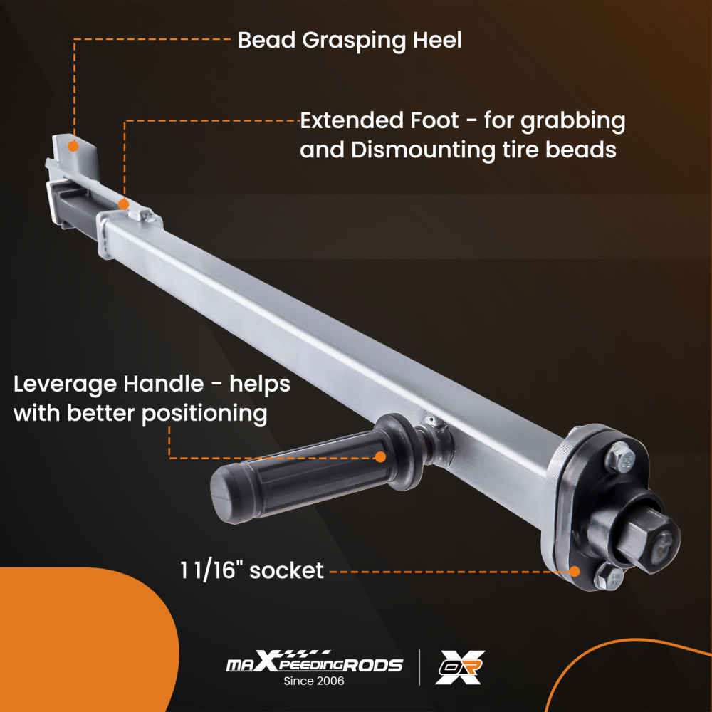 Heavy Duty Truck Tire Impact Drive Demount Tool for Tire 10-24 ATV Motorcycle