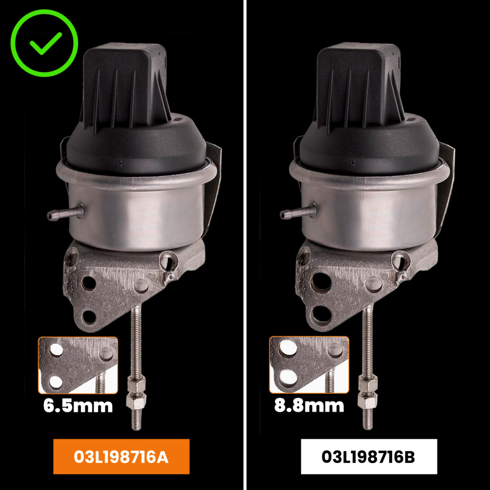 Turbo Attuatore compatibile per VW Passat / Scirocco / Tiguan 2.0D 03L253016K 03L253019J