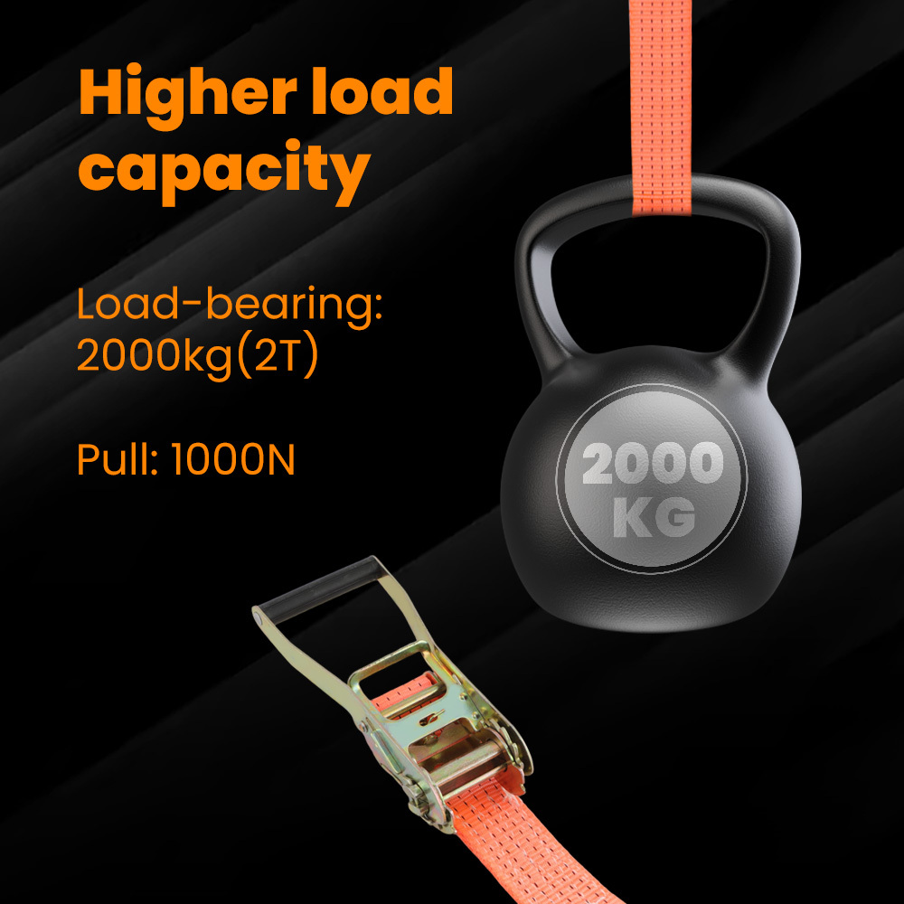 4 x Professional Car Transport Tension Belt Wheel Lock Tire Belt Lashing Straps