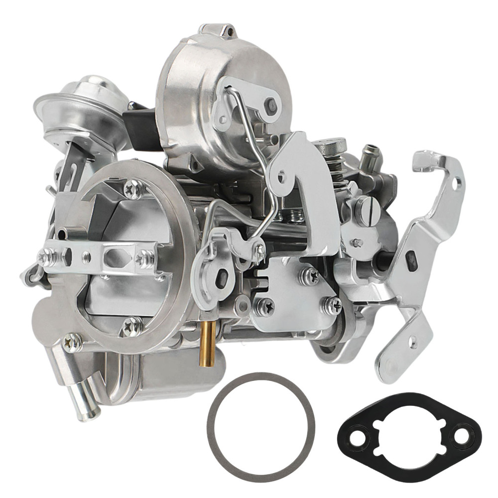 Carburateur de baril compatible pour Chevrolet Chevy compatible pour les moteurs compatible pour GMC L6 4.1L 250 4.8L 292 moteur avec thermostat de starter 7043014 7043017