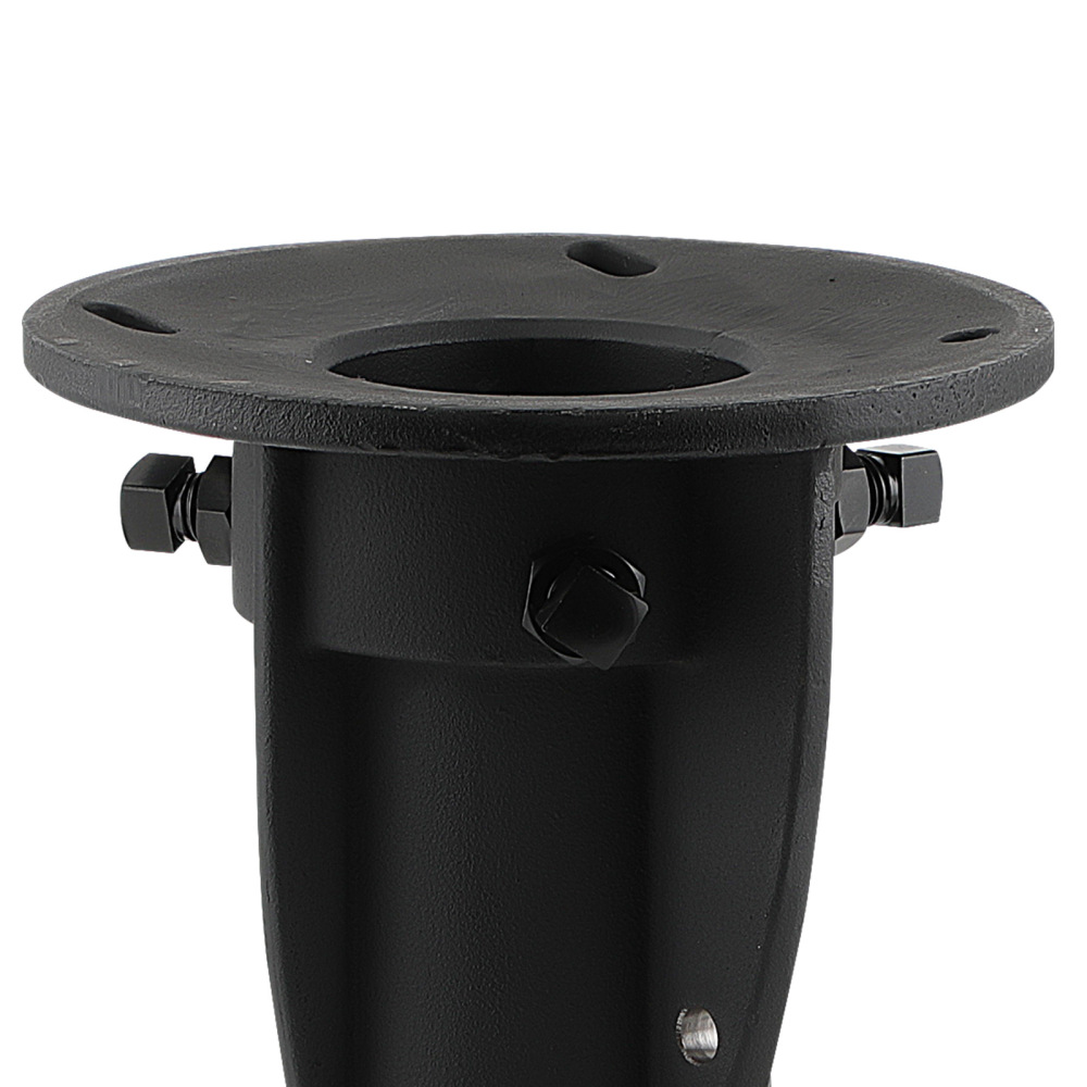 Adjustable Cushioned 5Th Wheel To Gooseneck Adapter 12-16 Remote Release Black