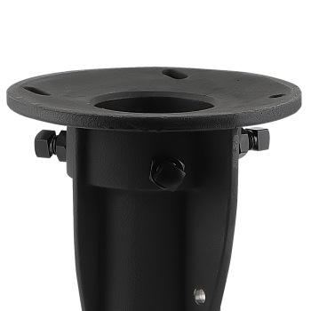 Adjustable Cushioned 5Th Wheel To Gooseneck Adapter 12-16 Remote Release Black