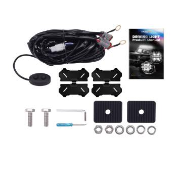 LED Pod Light 270° Beam 19200LM Spot Side Shooter For 4WD UTV Marine Boat 12V