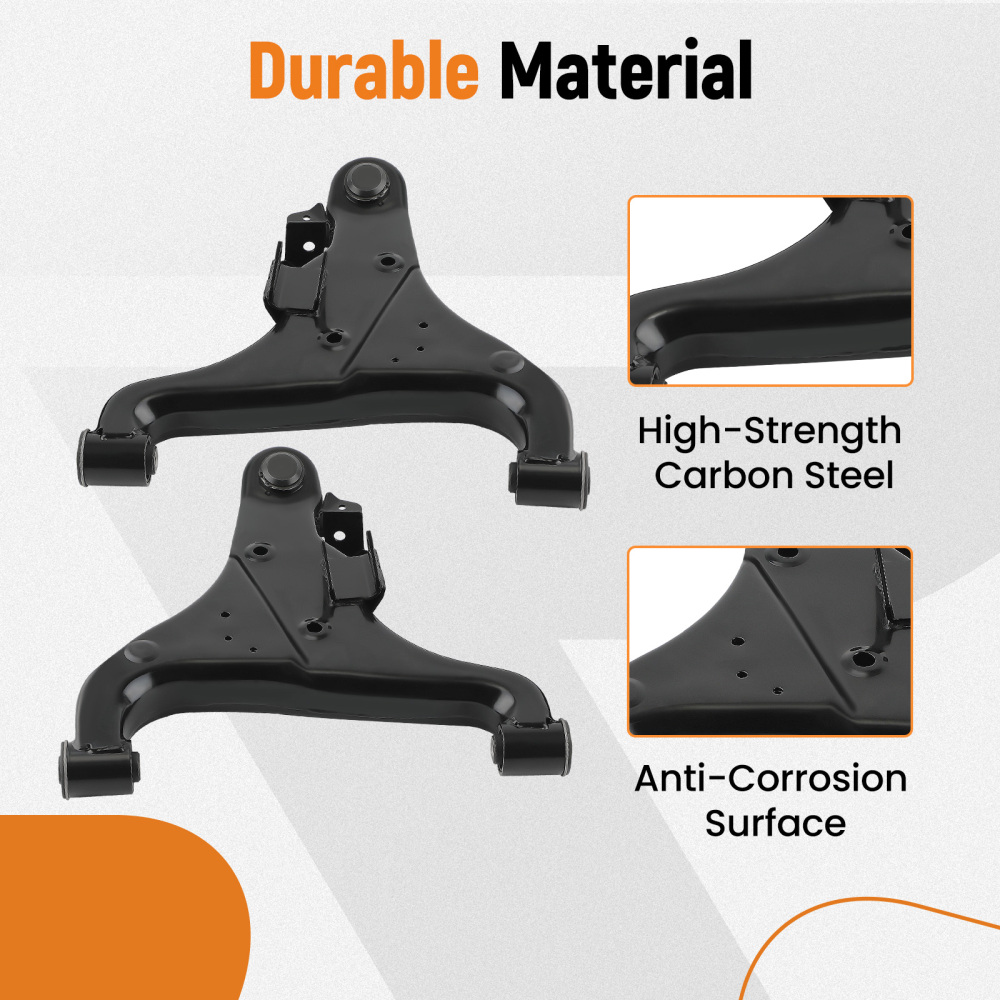 2x Front Lower Control Arm w/Ball Joints compatible for Nissan Armada Titan compatible for Infiniti QX56