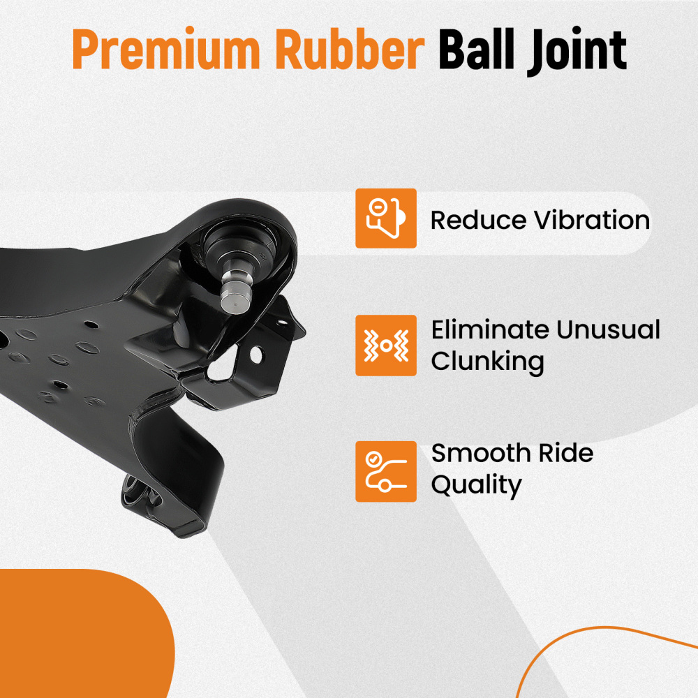 2x Front Lower Control Arm w/Ball Joints compatible for Nissan Armada Titan compatible for Infiniti QX56