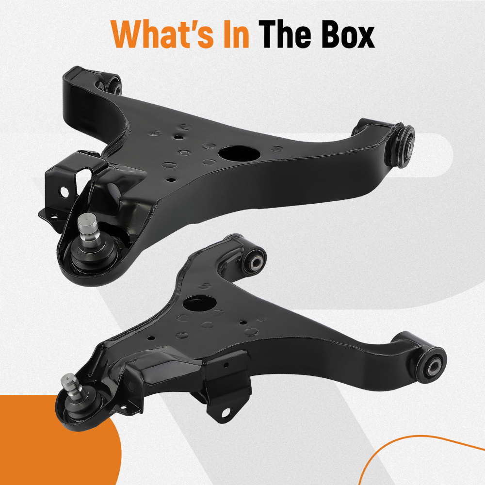 2x Front Lower Control Arm w/Ball Joints compatible for Nissan Armada Titan compatible for Infiniti QX56
