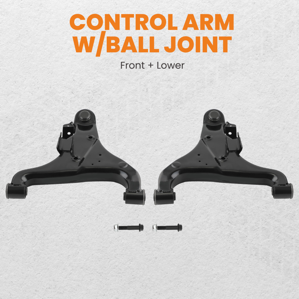 2x Front Lower Control Arm w/Ball Joints compatible for Nissan Armada Titan compatible for Infiniti QX56