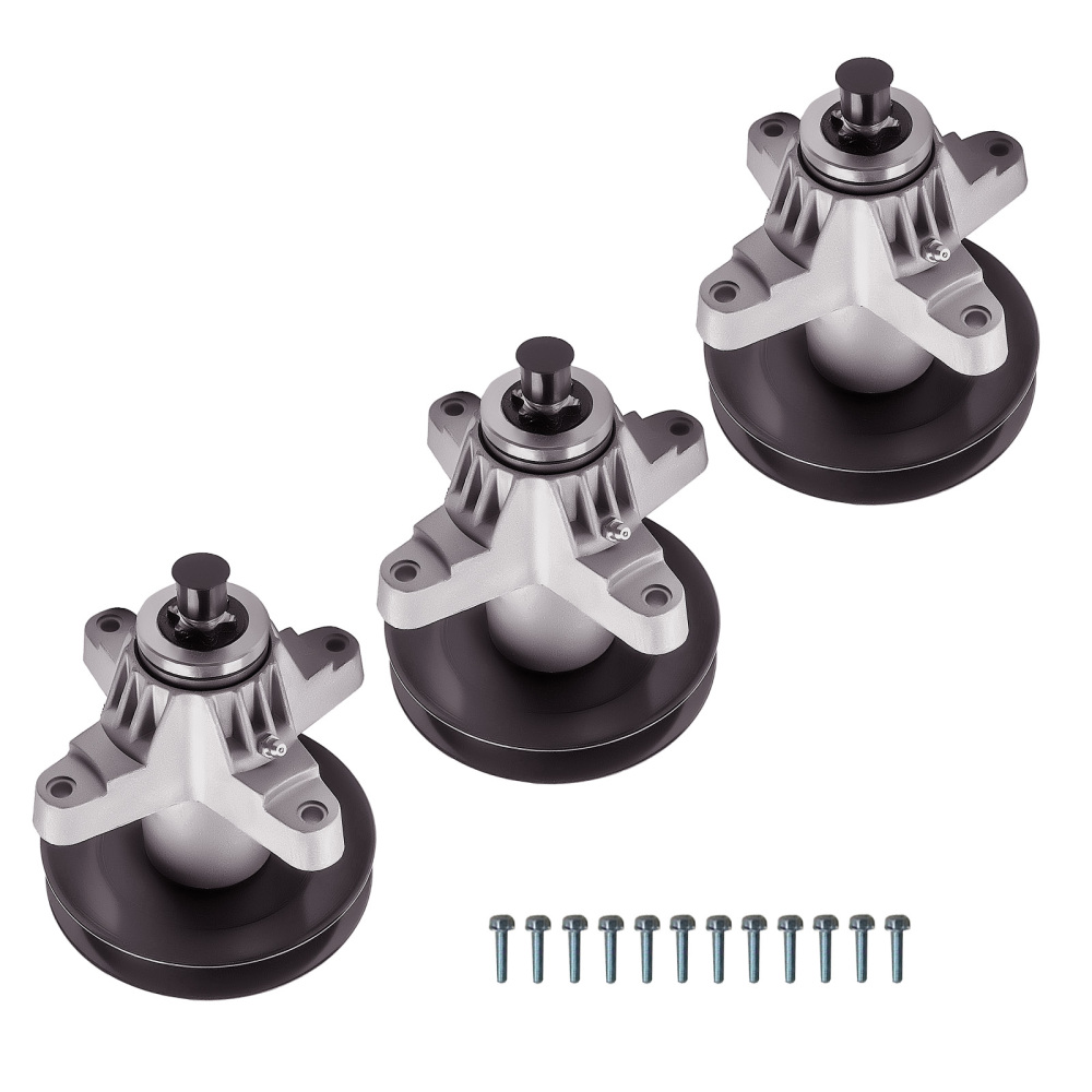 3 Pack Spindle Assembly Compatible for Cub Cadet 50 Deck 918-04125 918-04125B 918-04125C