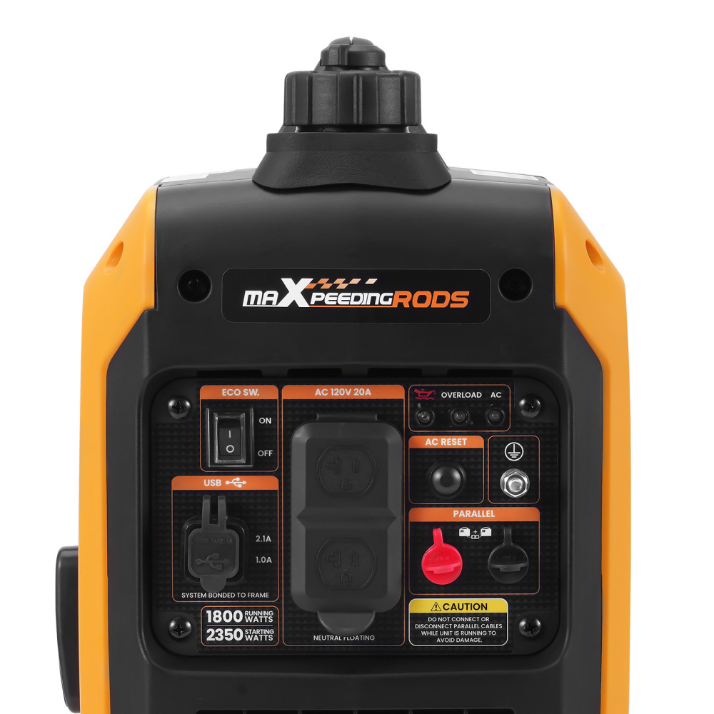 MaXpeedingrods 2350W Portable Inverter Generator Lightweight Gasoline Power Equipment for Outdoor Camping RV