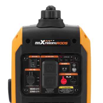 MaXpeedingrods 2350W Portable Inverter Generator Lightweight Gasoline Power Equipment for Outdoor Camping RV