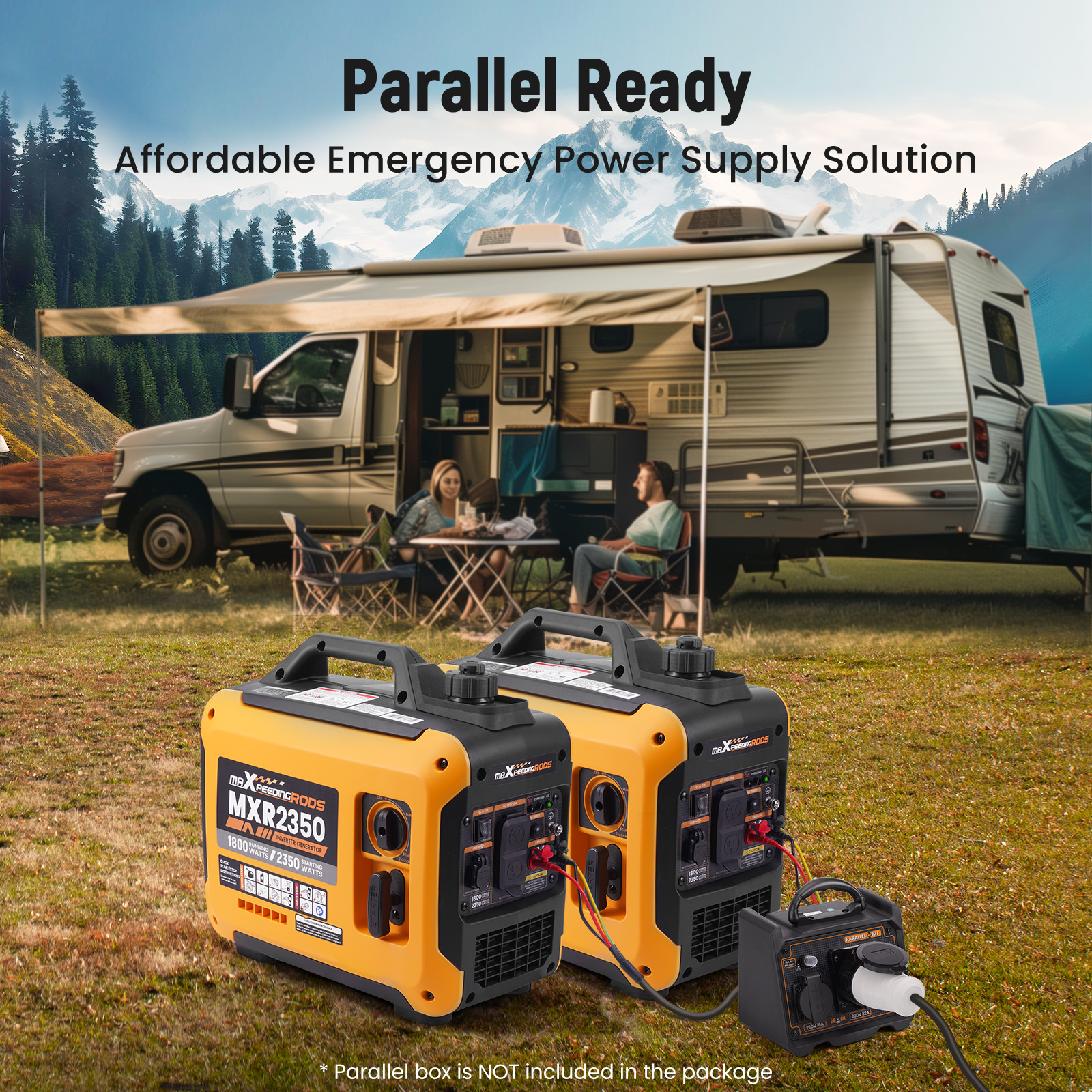 3.5 kW Peak 3.0kW Rated Super Quiet Suitcase Inverter Generator