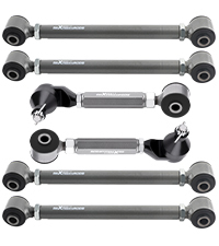 6 Pcs Control Toe compatible for Honda Accord 2003 - 2007 Rear Camber Arms UpperLower