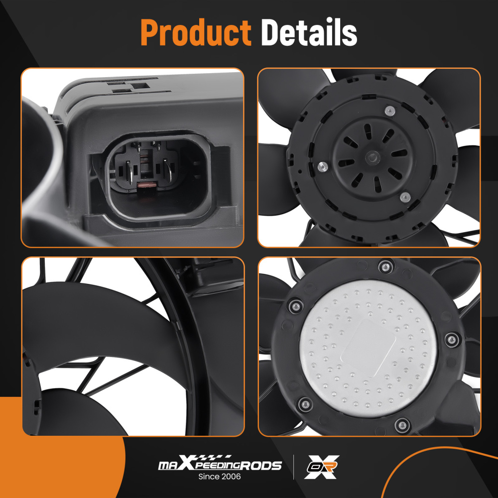 Radiator Cooling Fan for Benz CL550 C216 W221 S450 W2212007-2011 A2215050155