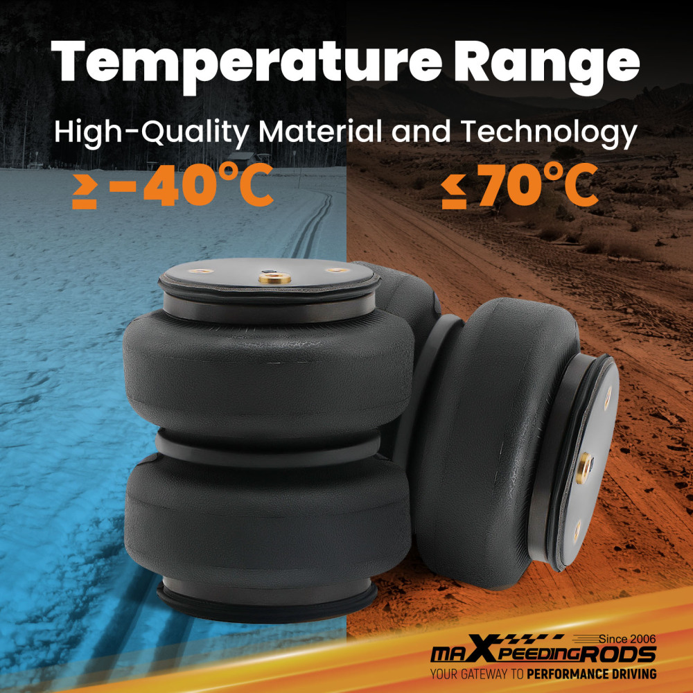 Rear Air Helper 5000 Spring Bag Leveling Kit Compatible for GMC Sierra Silverado 2500 3500