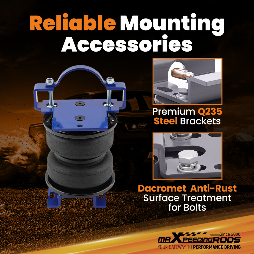 Rear Air Helper 5000 Spring Bag Leveling Kit Compatible for GMC Sierra Silverado 2500 3500