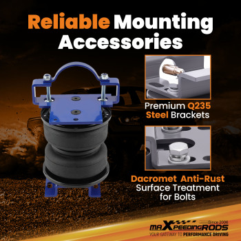 Rear Air Helper 5000 Spring Bag Leveling Kit Compatible for GMC Sierra Silverado 2500 3500