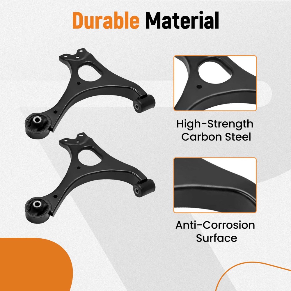 14Pcs Suspension Kit Front Lower Control Arms compatible for Honda Civic 2006-2011 K620382