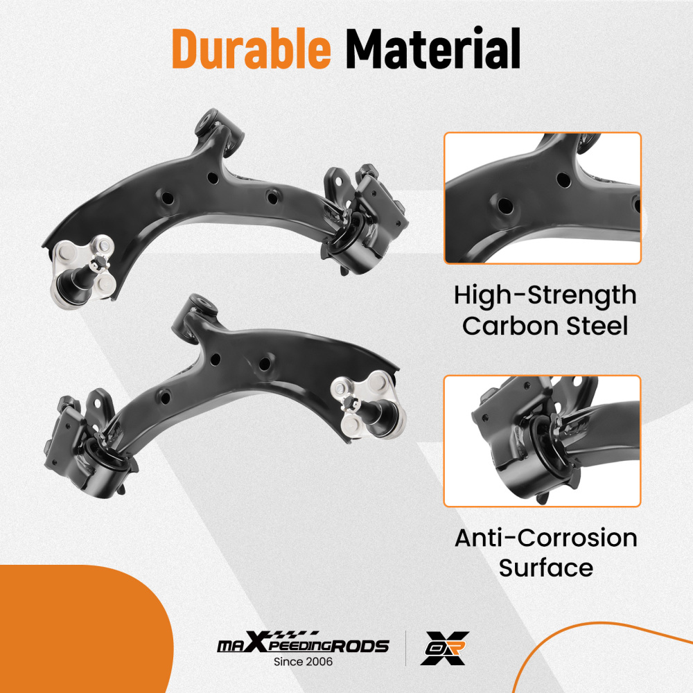 Suspension Front Lower Control Arms w/Ball Joints Kit for 2007-2011 compatible for Honda CR-V