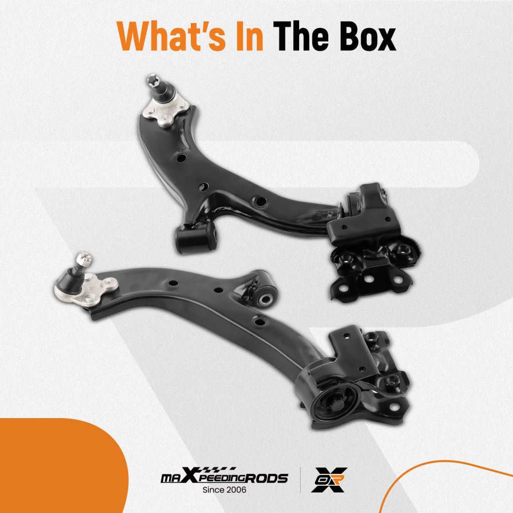 Suspension Front Lower Control Arms w/Ball Joints Kit for 2007-2011 compatible for Honda CR-V