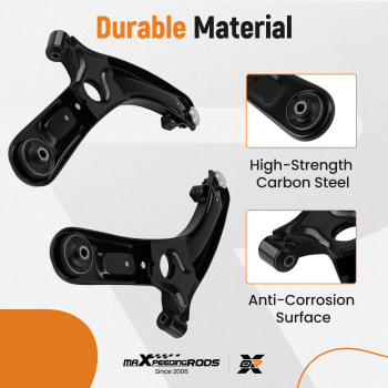 maXpeedingrods 10Pcs Front Suspension Kit Compatible for Hyundai Elantra 2011-2016 Compatible for Hyundai Veloster 2012-2017, Front Lower Control Arms with Ball Joints