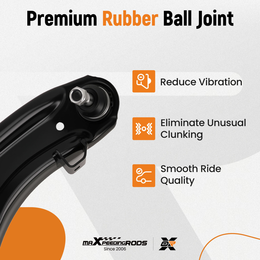 maXpeedingrods 10Pcs Front Suspension Kit Compatible for Hyundai Elantra 2011-2016 Compatible for Hyundai Veloster 2012-2017, Front Lower Control Arms with Ball Joints