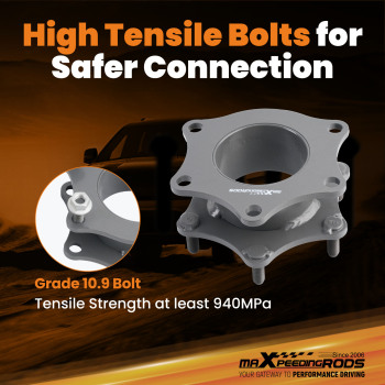 Front 2 Rear 2 Leveling Lift Kit Compatible for Honda CRV 2007-2016 Lift Spacer