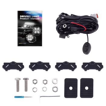 3.5 160W LED Driving Light Pods For SUV 4X4 ATV Spot Beam RGB DRL IP68 compatible for White