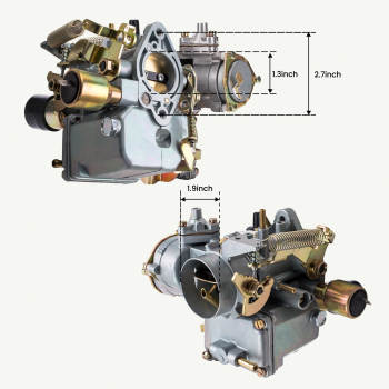 Carburetor compatible for Volkswagen 1967-1979 1600cc compatible for VW Beetle 34 PICT-3 113 129 031 K carby carb
