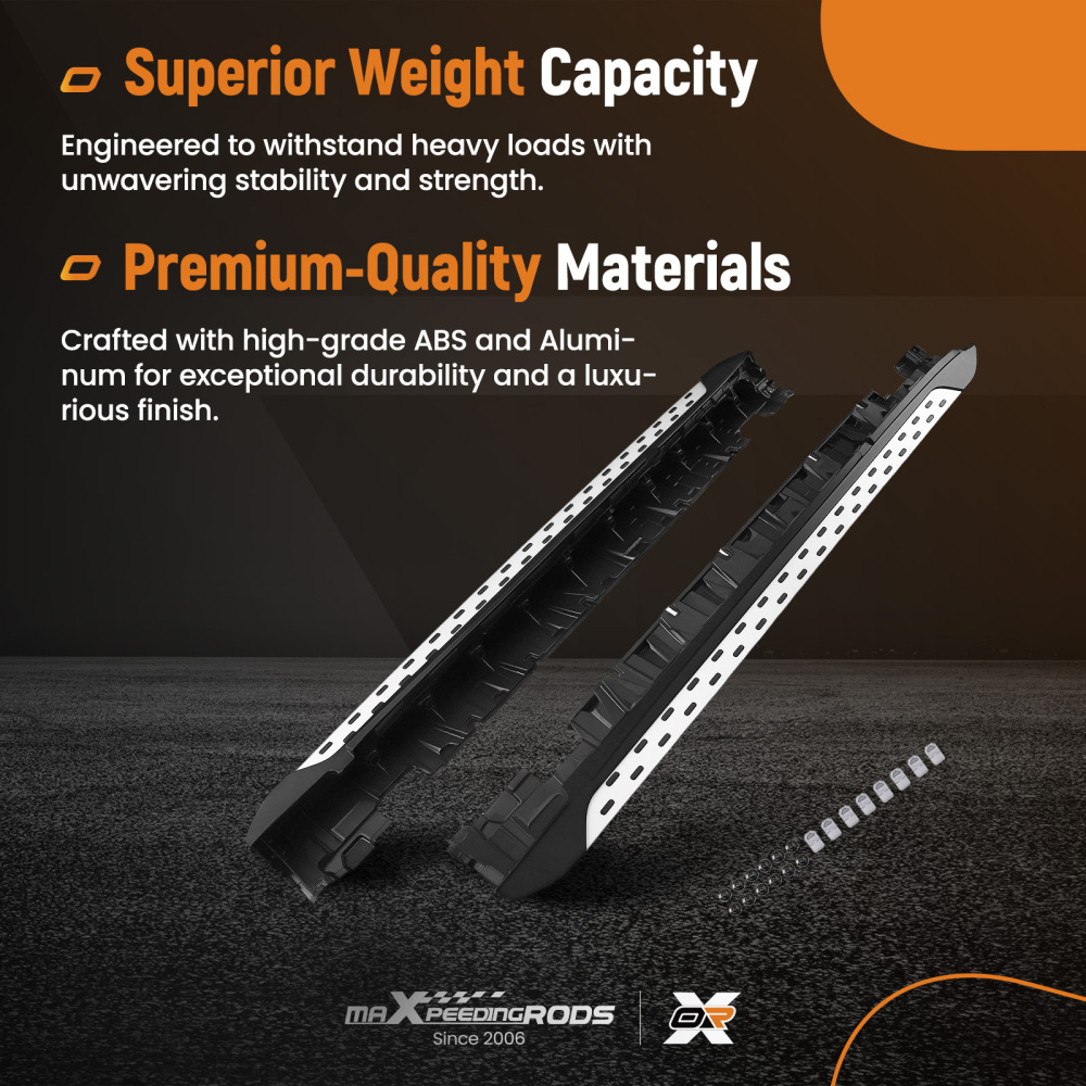 Tavole Fisse Passo Laterale Barra Nerf compatibile per Mercedes GLK250 GLK300 GLK350 X204