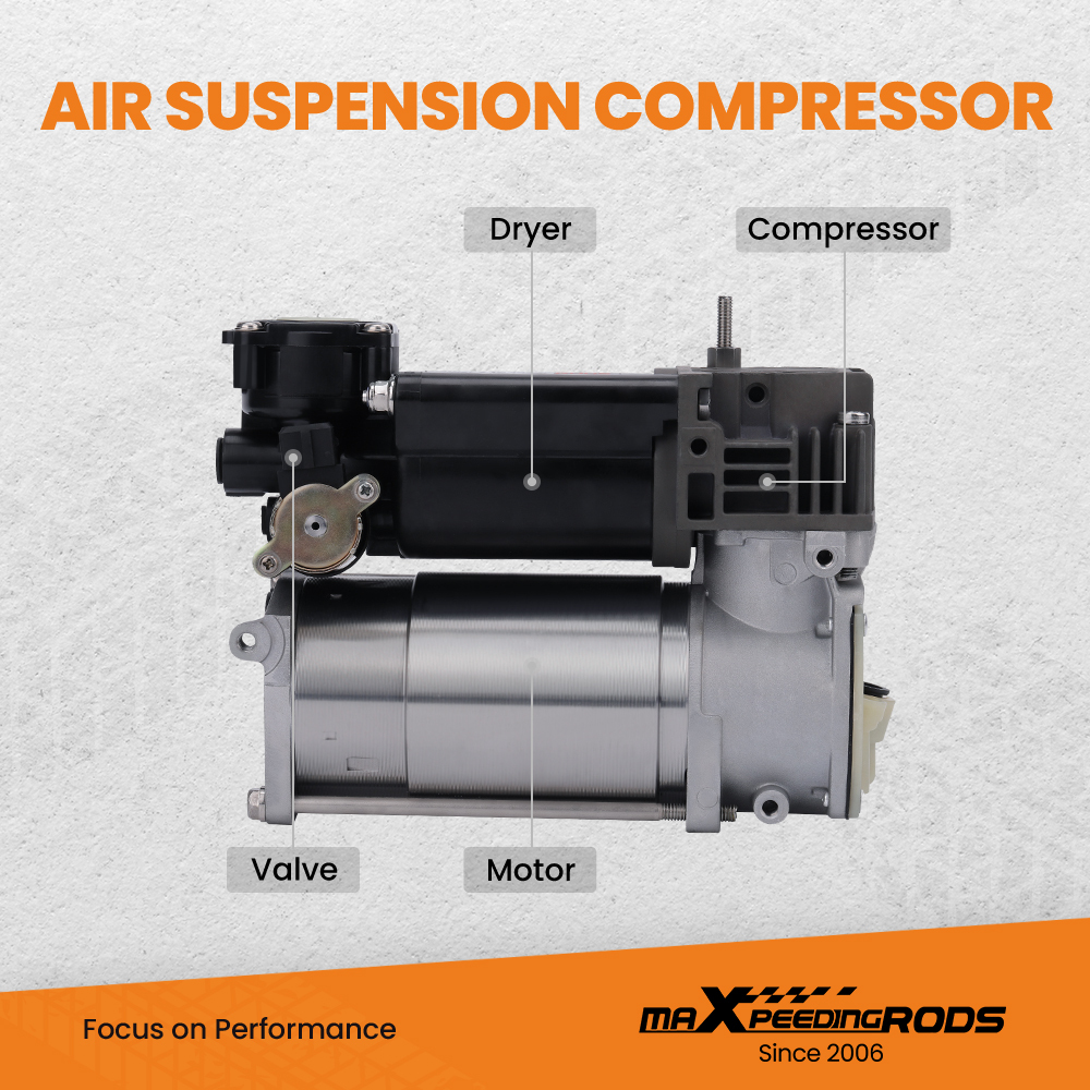 Air Suspension Compressor Pump compatibile per BMW X5 (E53) 4-Corner 2000-2006 37220151015