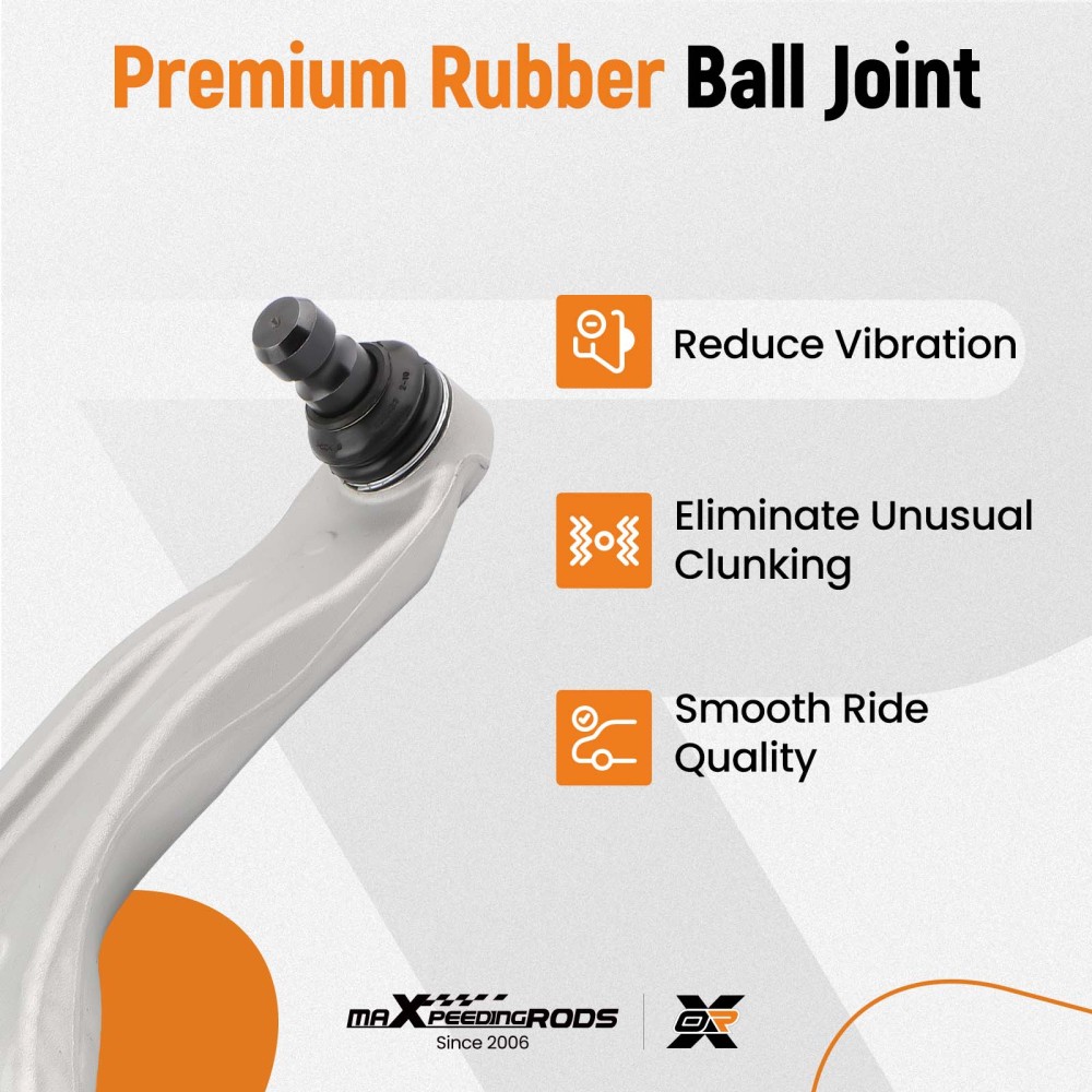 8pcs Front Lower Control Arms w/Ball Joints Assembly compatible for Ford Fusion 2013- 2017