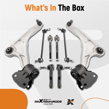 8pcs Front Lower Control Arms w/Ball Joints Assembly compatible for Ford Fusion 2013- 2017