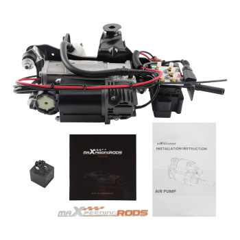 Compressore con staffa + blocco valvole compatibile per AUDI A6 C6 S6 4F Allroad Avant