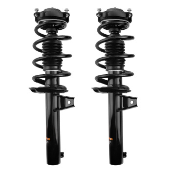 Pair Front Shock Struts Springs Assembly Compatible For Volkswagen Jetta Beetle compatible for Golf Passat