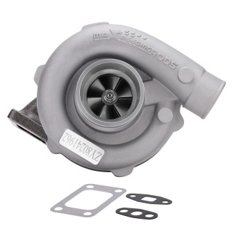 Turbocompresseur Turbo universel T3 T4 T04E .57 A / R Turbine refroidie à lhuile 5 boulons bride pour 1.5-2.5L 400HP