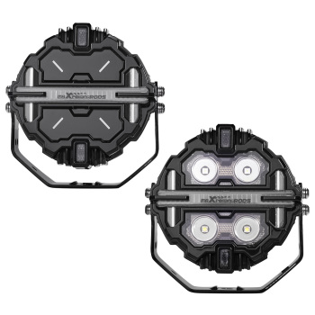 Luci di guida a LED rotonde da 5 pollici RGB DRL ambra bianco fascio spot 212W