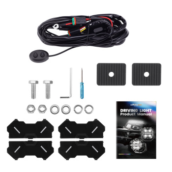 5 178W LED Driving Light Spot Beam For 4X4 Truck compatible for White DRL Side Shooter IP68