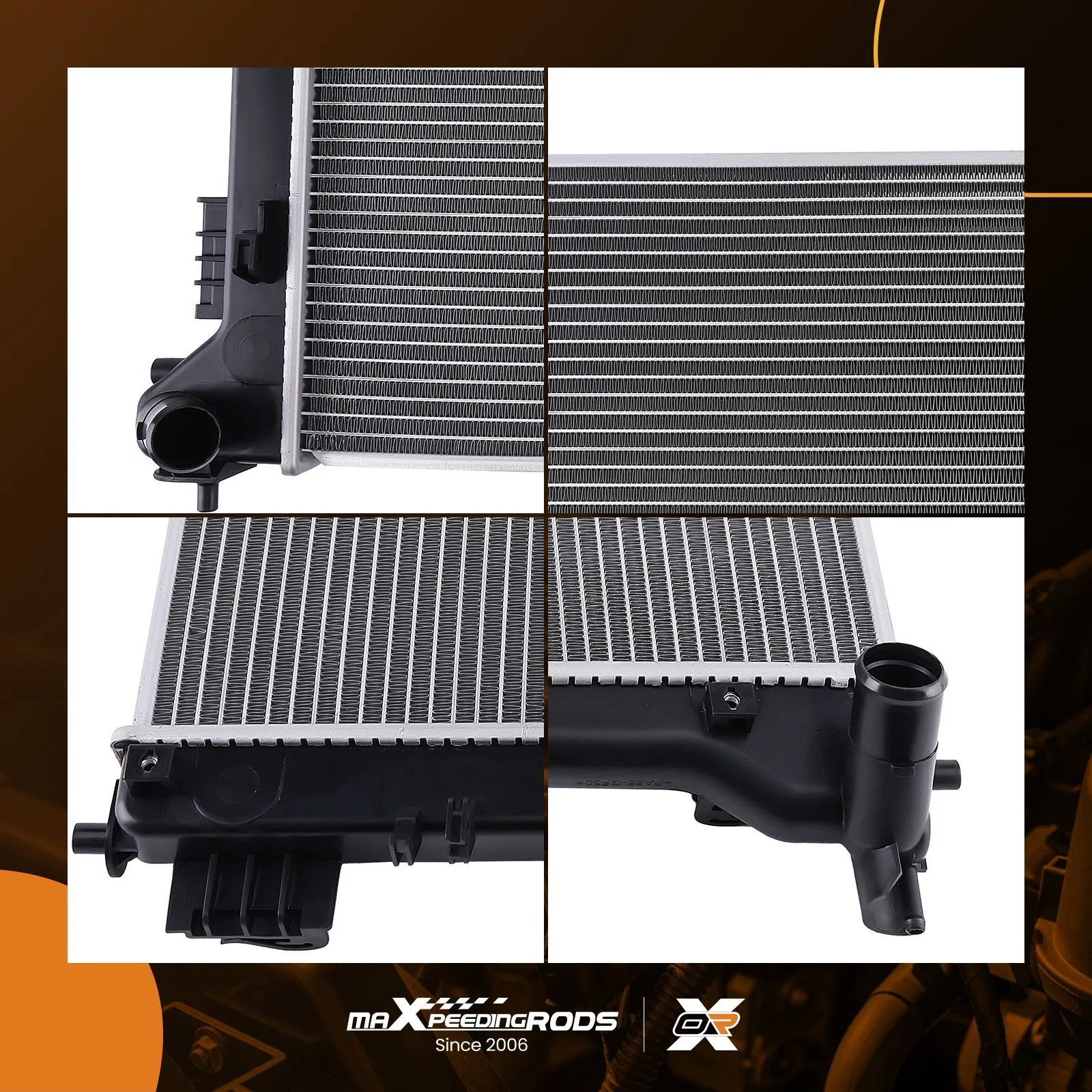 Direct Replacement Radiator For Kia Sportage 2017-2021 2.4L AWD - No Oil Cooler