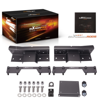 C-notch Frame Drop compatible for Dodge Ram 1500 02-08 Bolt-on Design Powder Coated Steel