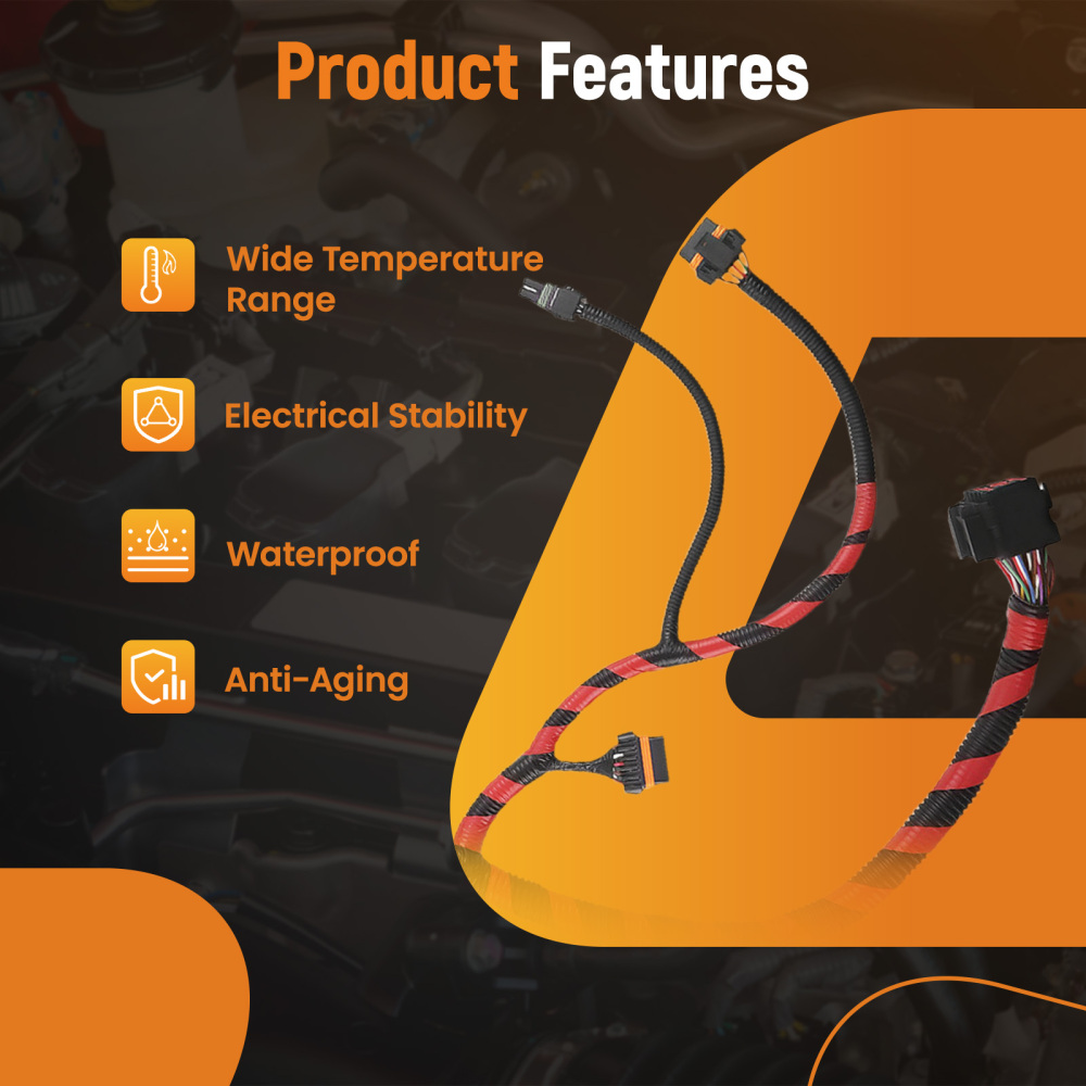 Engine Wiring Harness compatible for Ford Super Duty F-250 F-350 FSD 7.3L F7TZ9A451CA