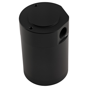 Universal Racing Baffled 2-port Oil Catch Can Air-oil Separator w Drain Breather